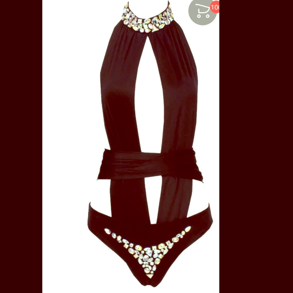 Sexy Jeweled Swimsuit